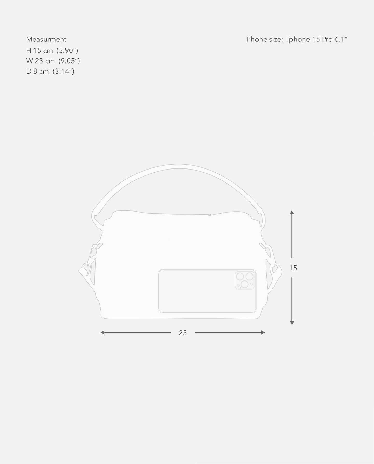 Hanna Mini Bag Grained Leather Black