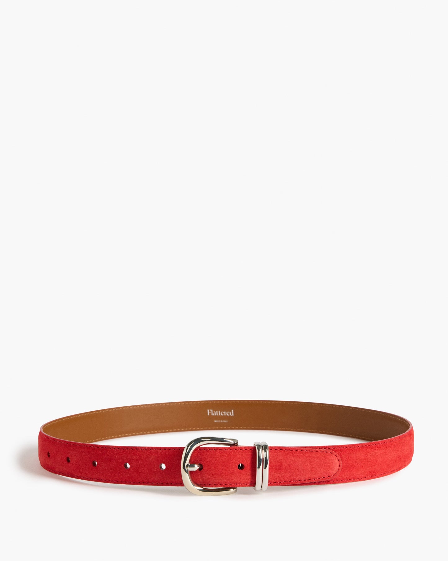 Beatrice Belt Suede Cherry