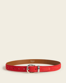 Beatrice Belt Suede Cherry