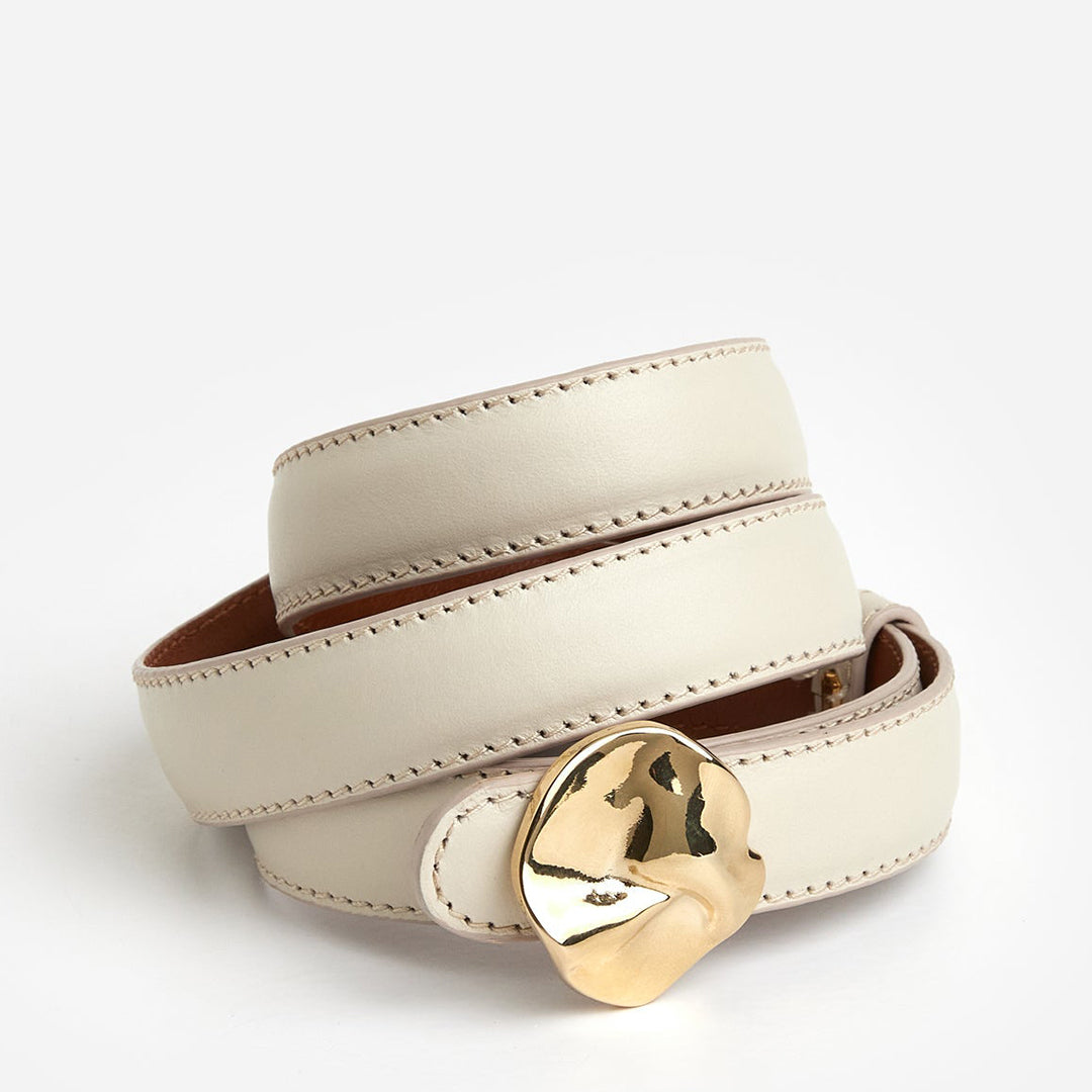 Brie Belt Leather Creme