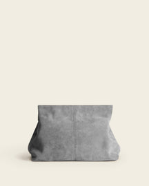 Clay Clutch Suede Grey