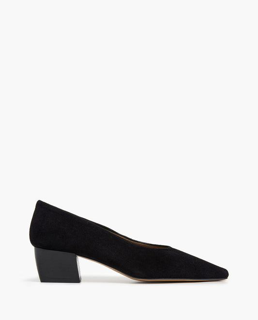 Angelina 30 Suede Black