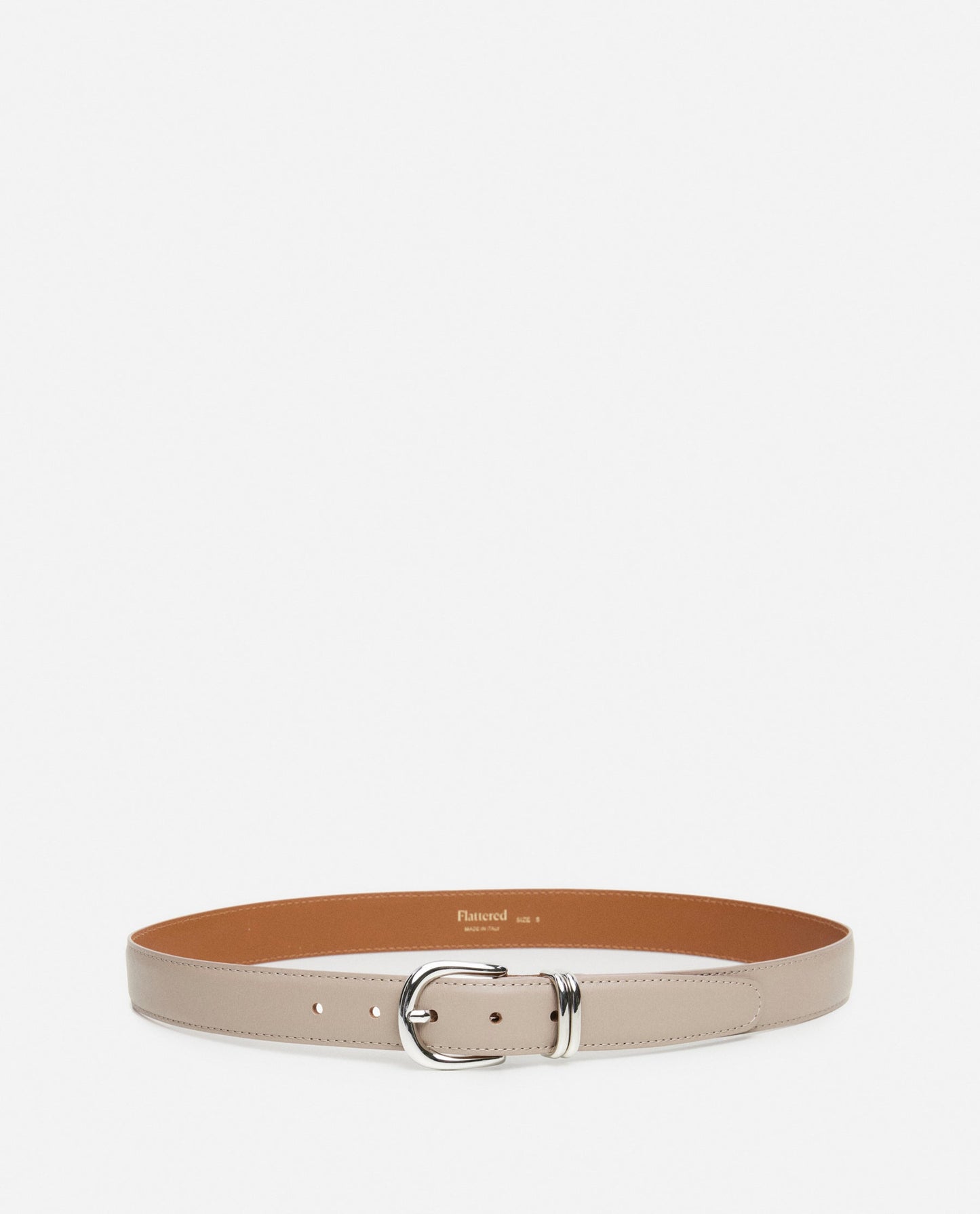 Beatrice Belt Leather Taupe