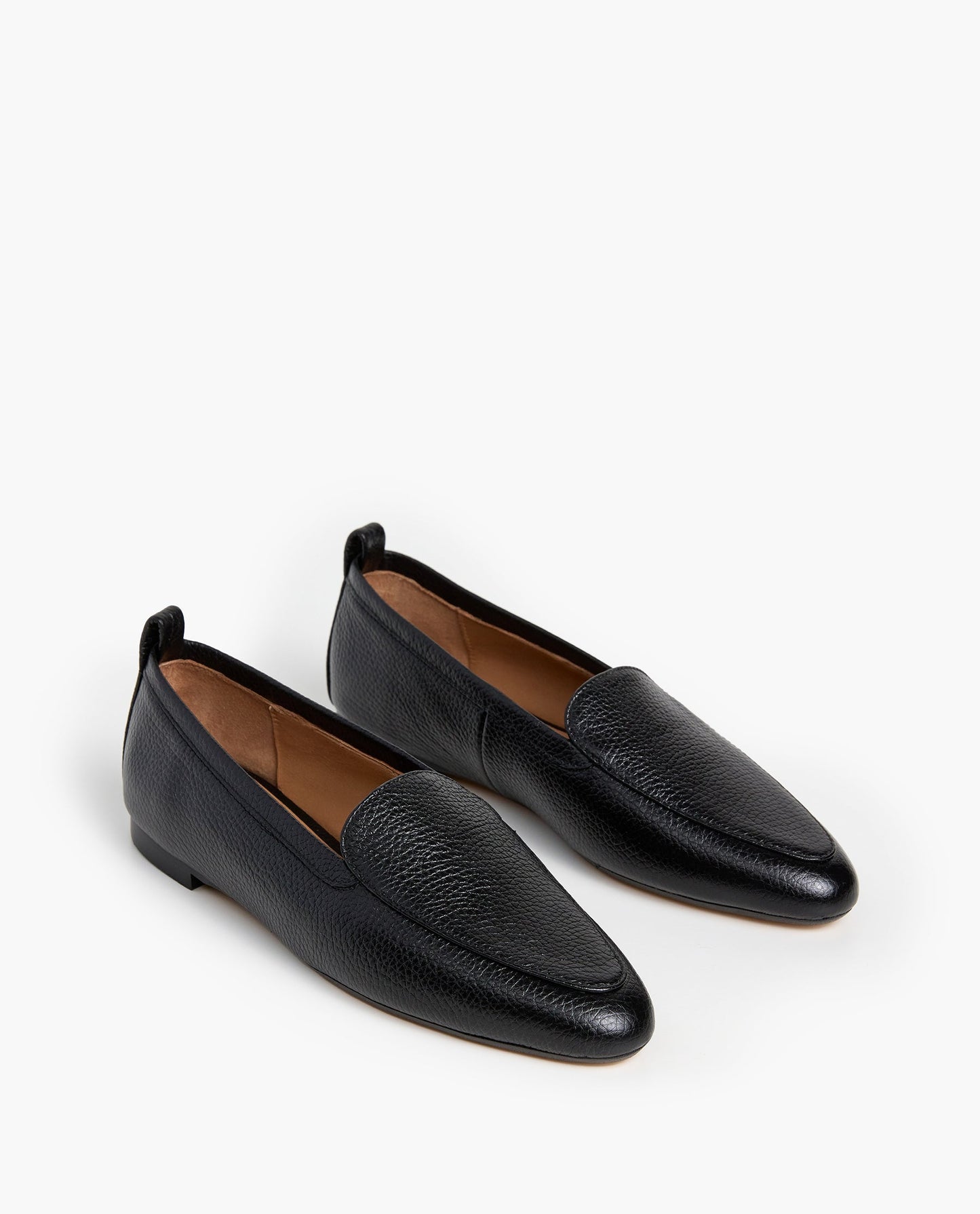 Cajsa Grained Leather Black