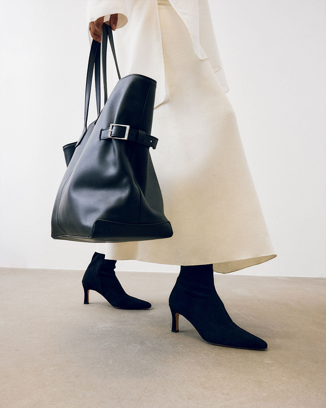 Lesley Tote Bag Leather Black