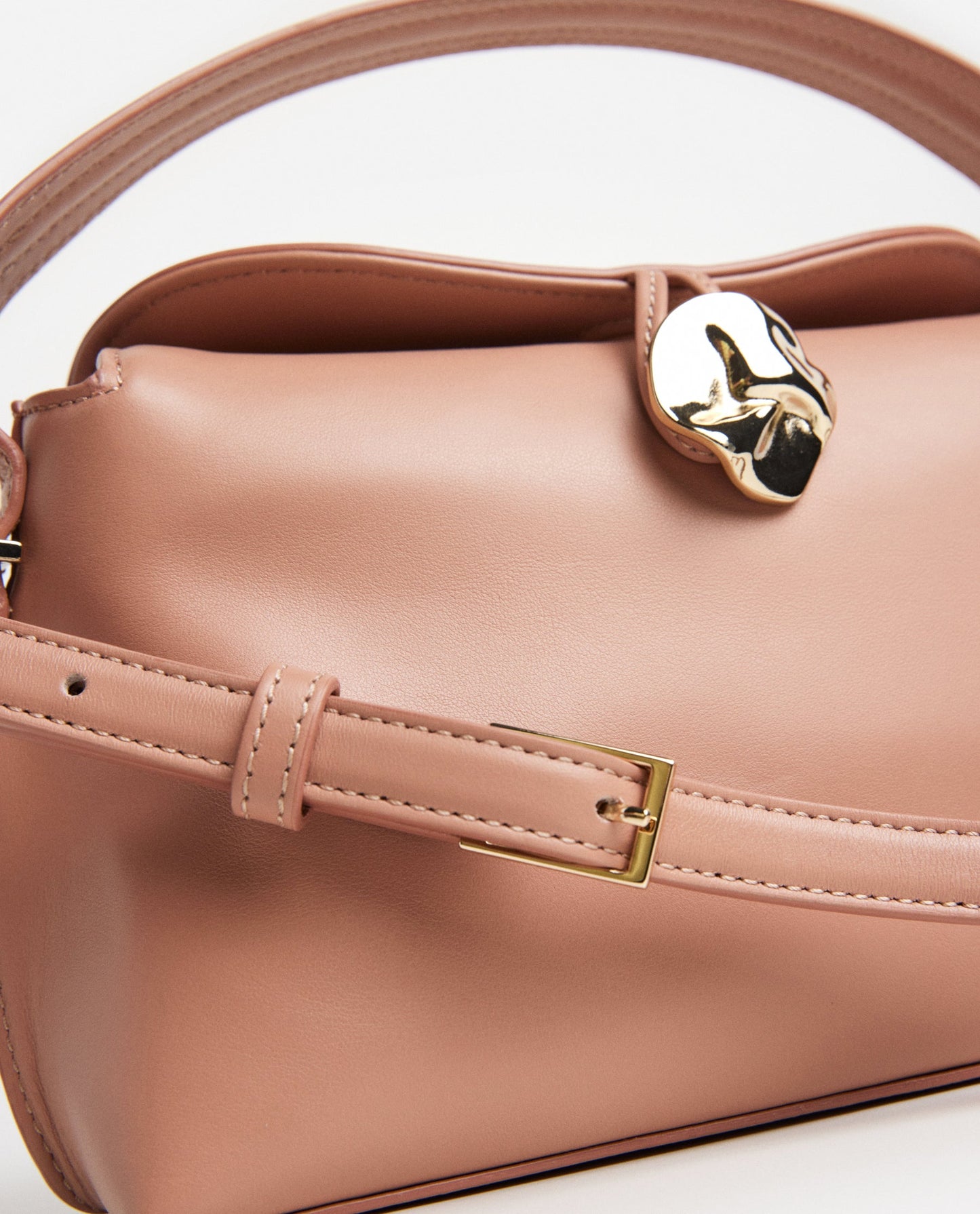 Hanna Mini Bag Leather Blush Pink