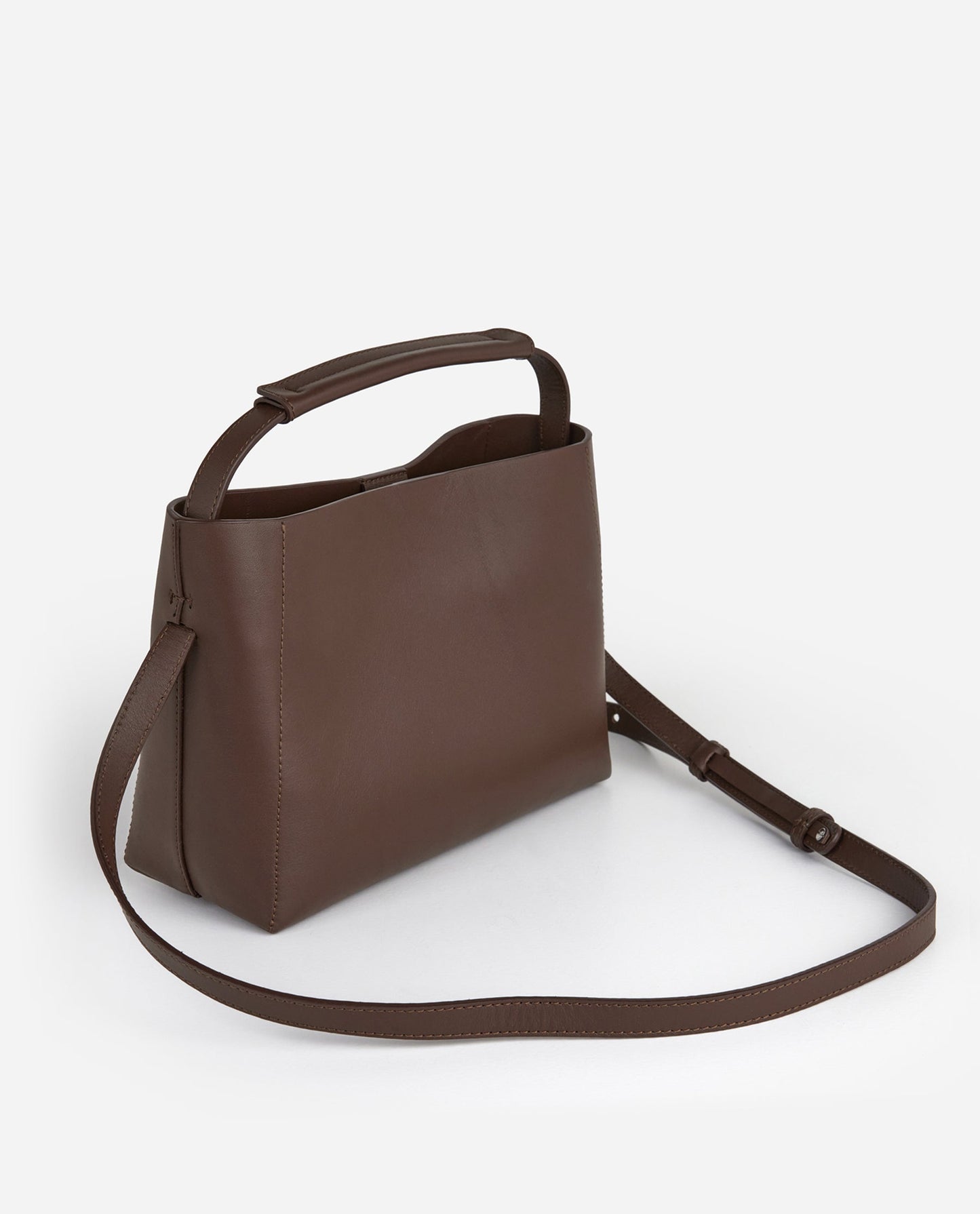 Hedda Grande Handbag Leather Chocolate