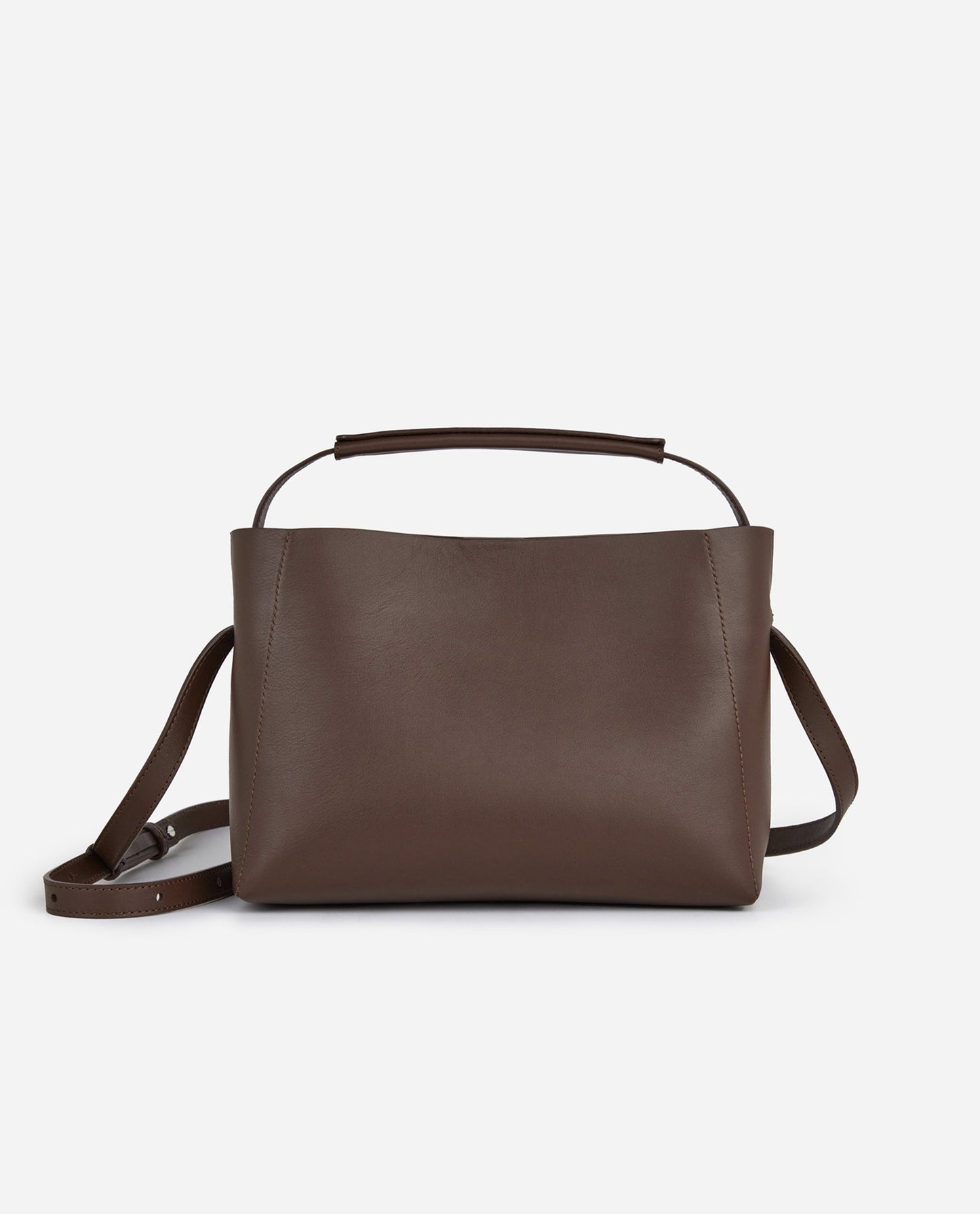 Hedda Grande Handbag Leather Chocolate