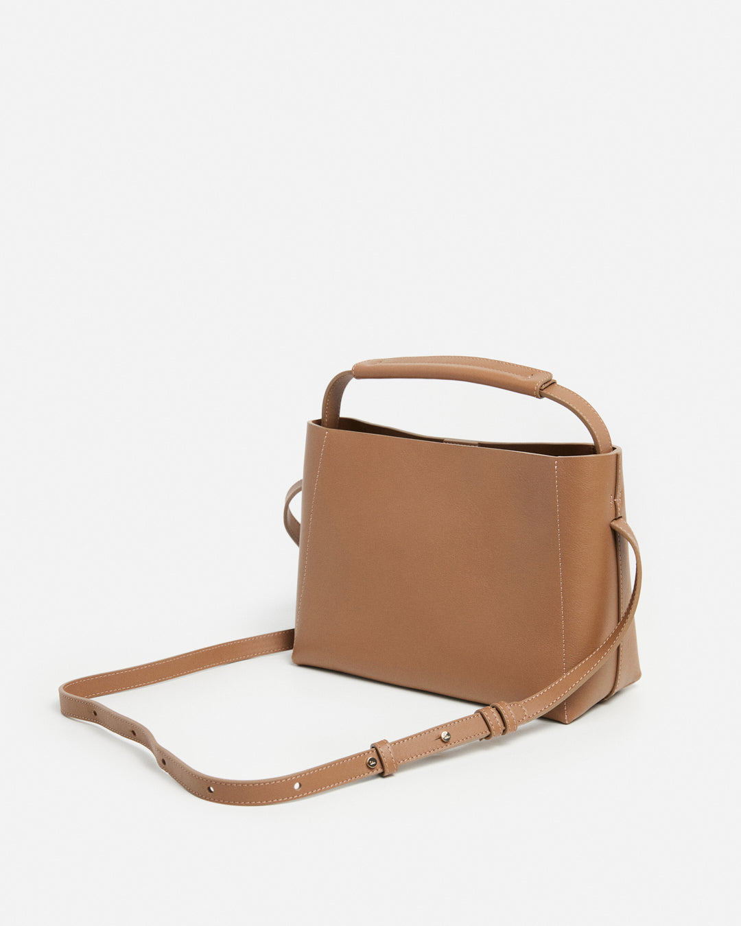 Hedda Midi Handbag Leather Nut