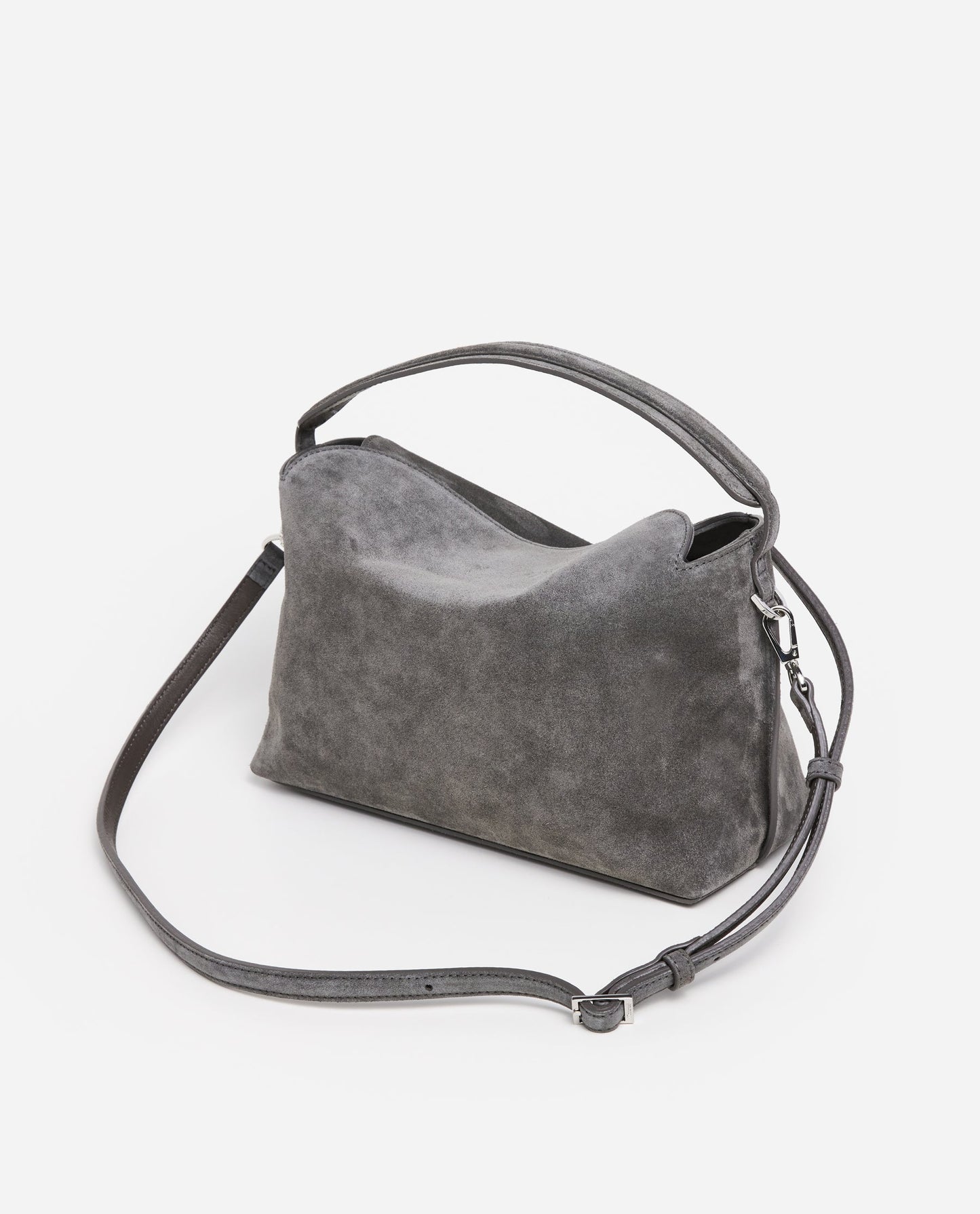 Hera Handbag Suede Grey