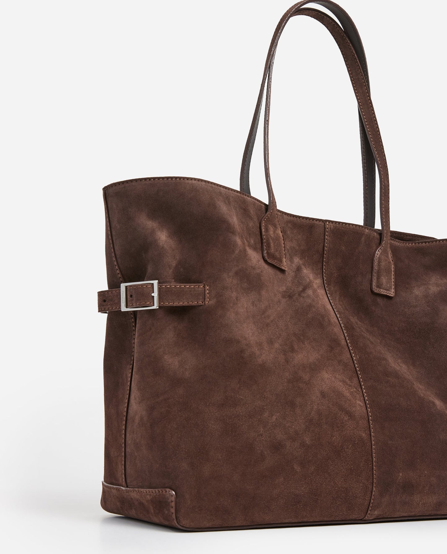 Lesley Tote Bag Suede Chocolate