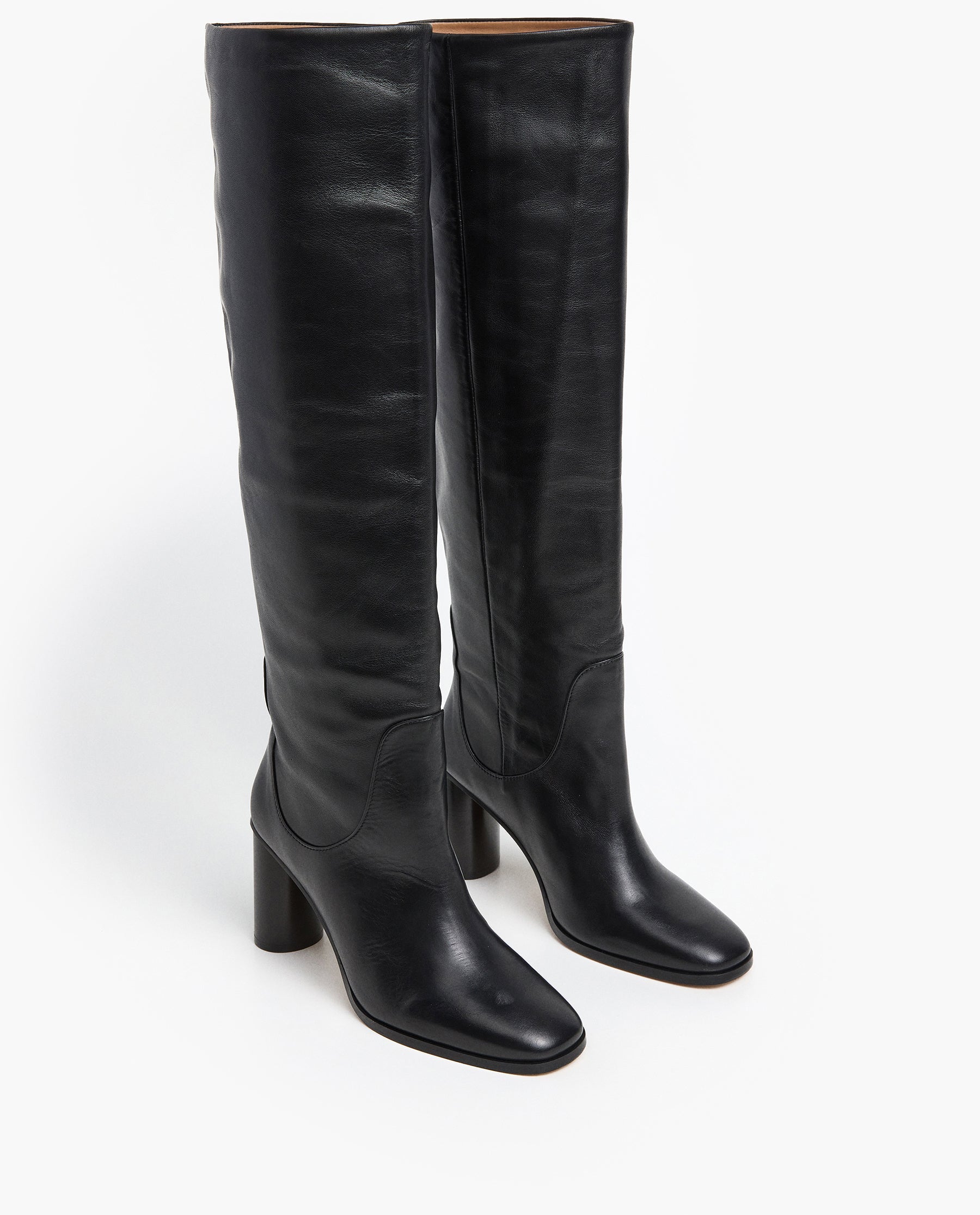 Octavia Leather Black