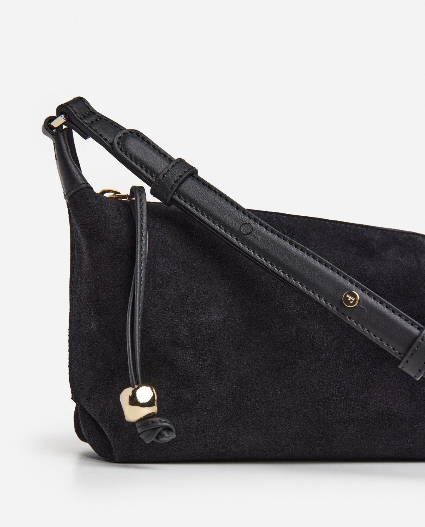 Ru Crossbody Bag Suede Black