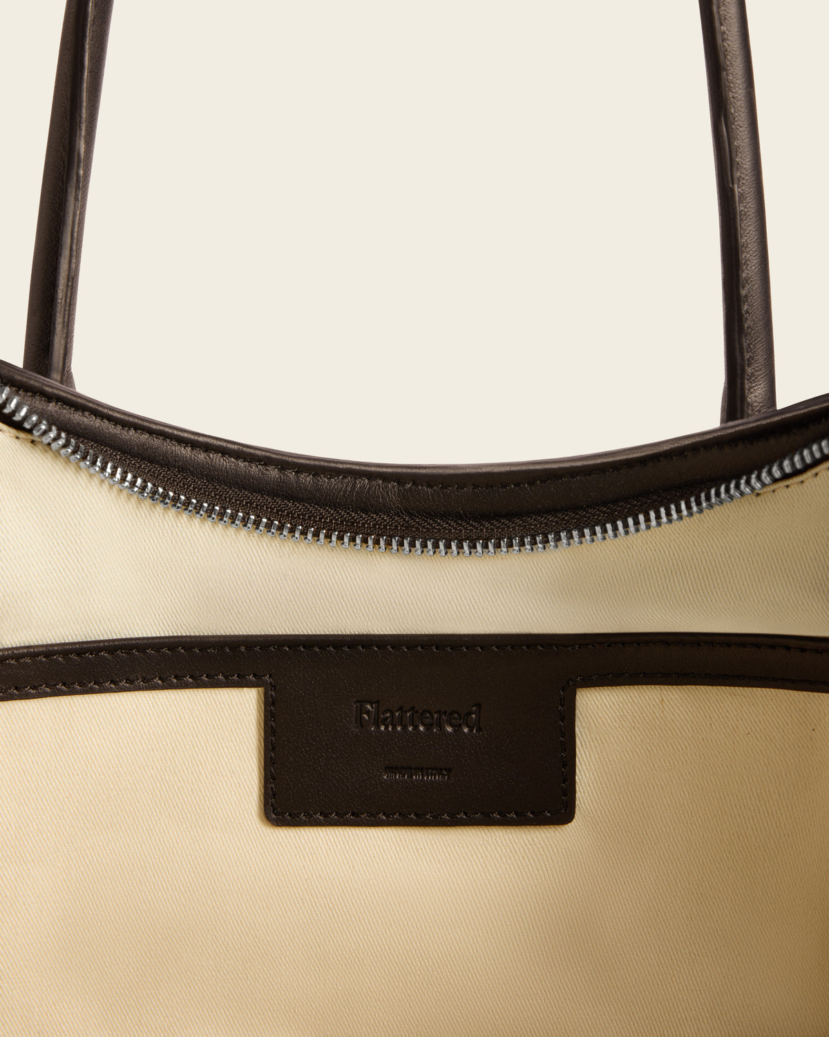 Gaia Tote Bag Leather Chocolate