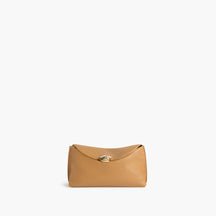 Hanna Clutch Grained Leather Cognac