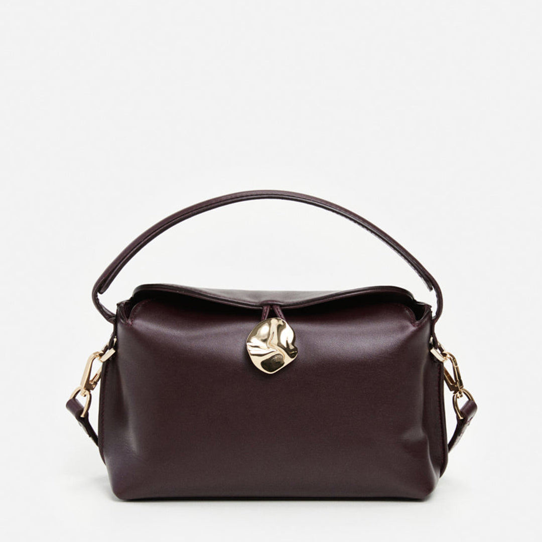 Hanna Mini Bag Leather Burgundy