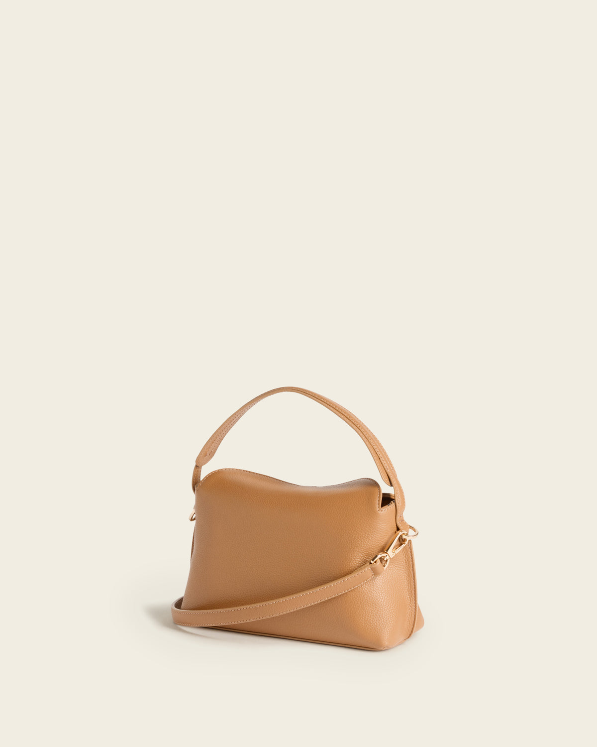 Hanna Mini Bag Grained Leather Cognac