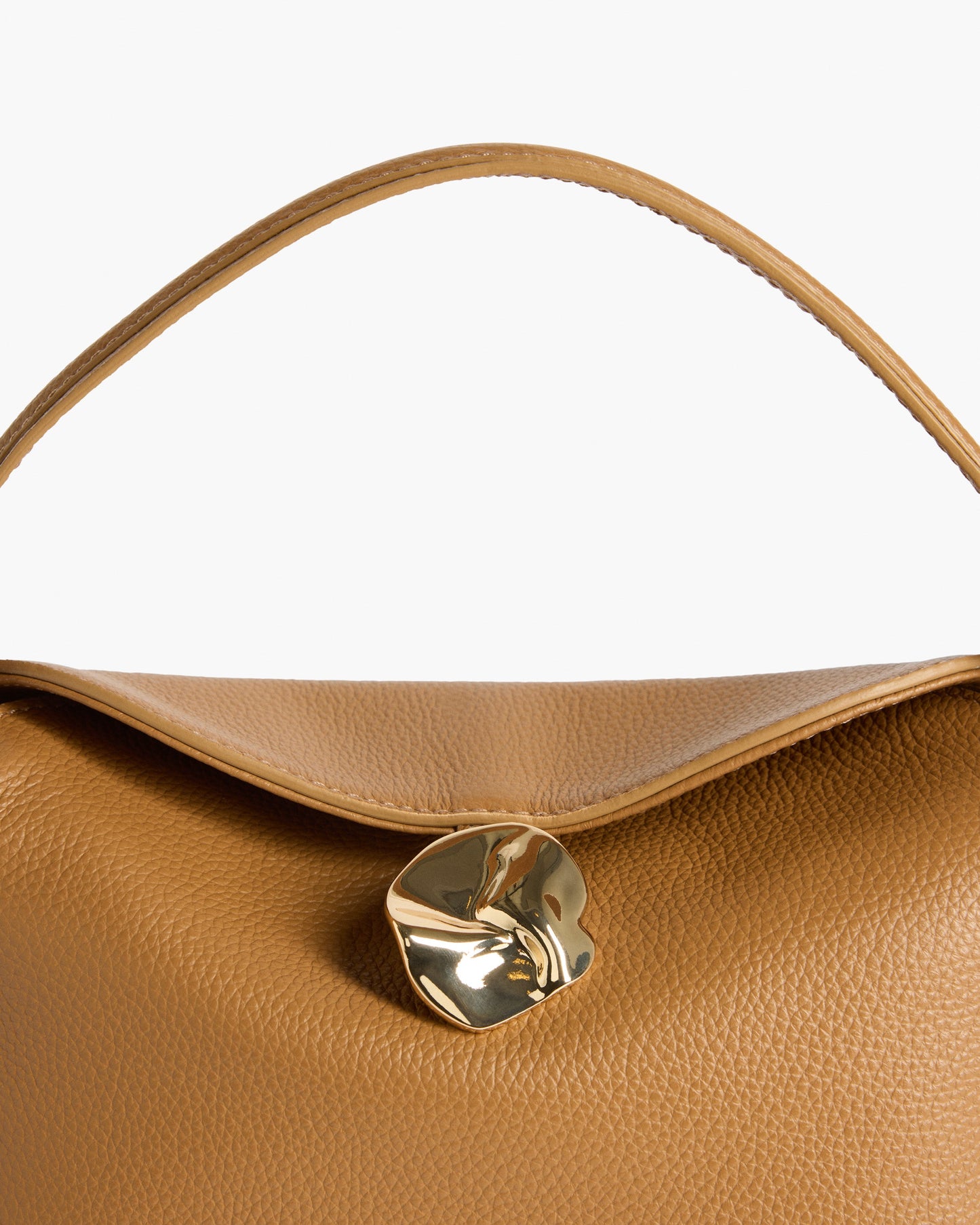 Hanna Mini Bag Grained Leather Cognac