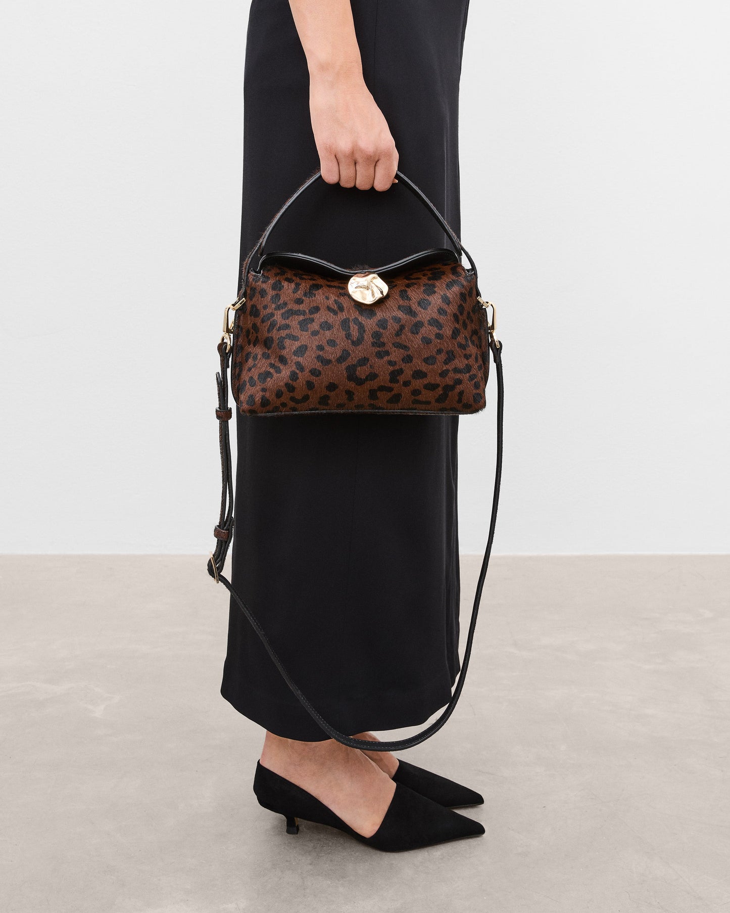 Hanna Mini Bag Leather Pile (hair) Leo