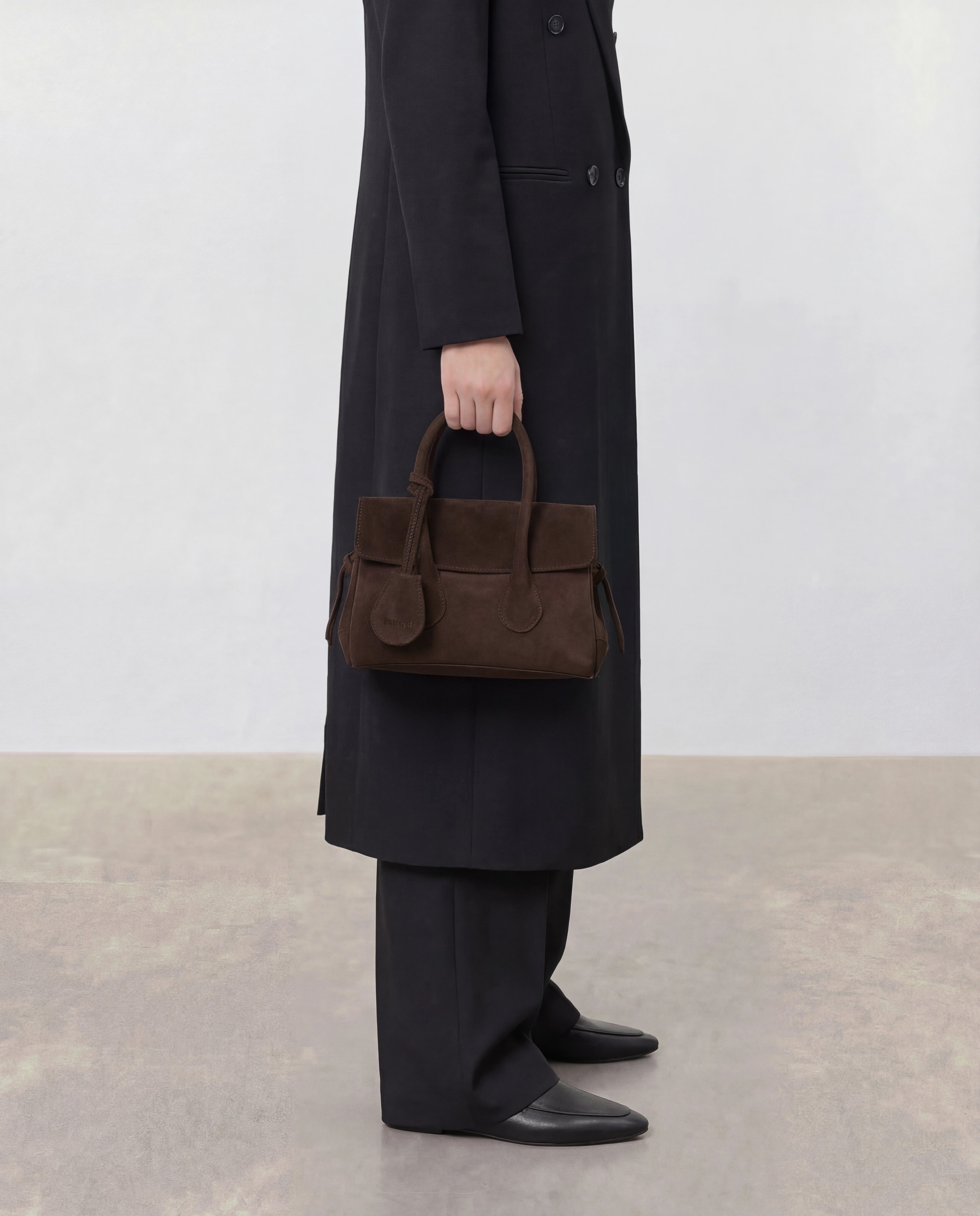Lydia Mini Bag Suede Chocolate