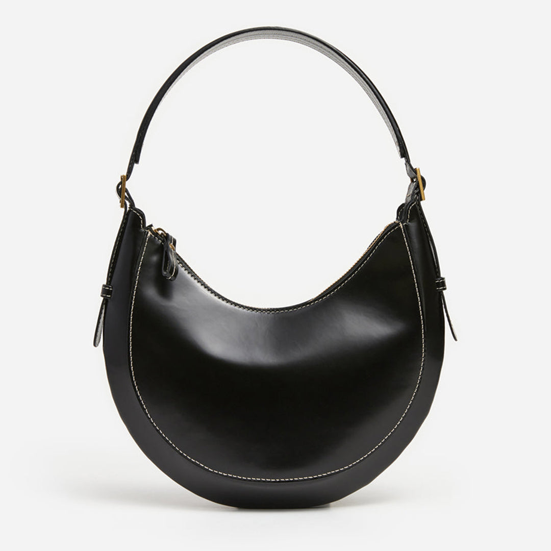 Lunar Shoulder Bag Leather Black