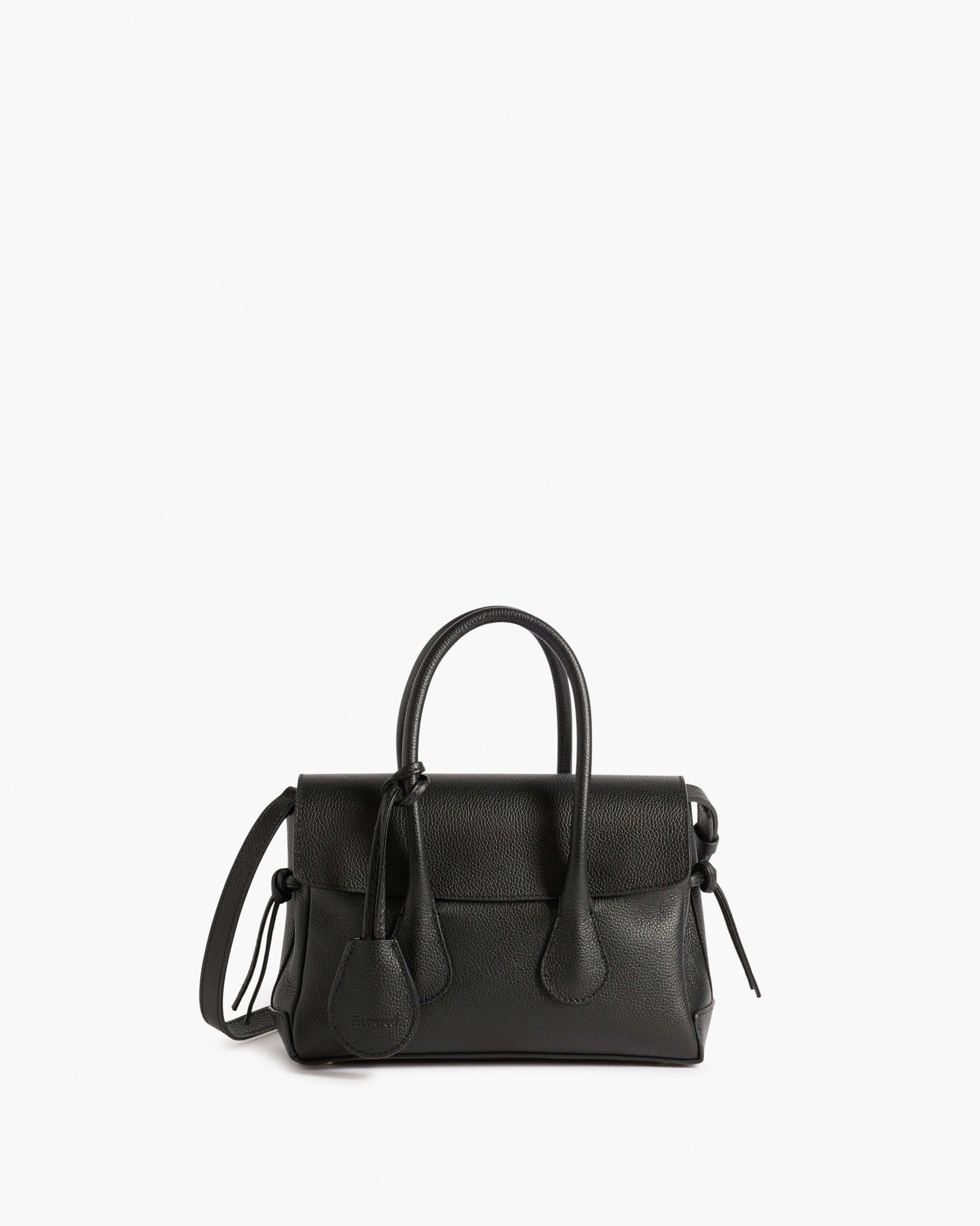 Lydia Mini Bag Grained Leather Black
