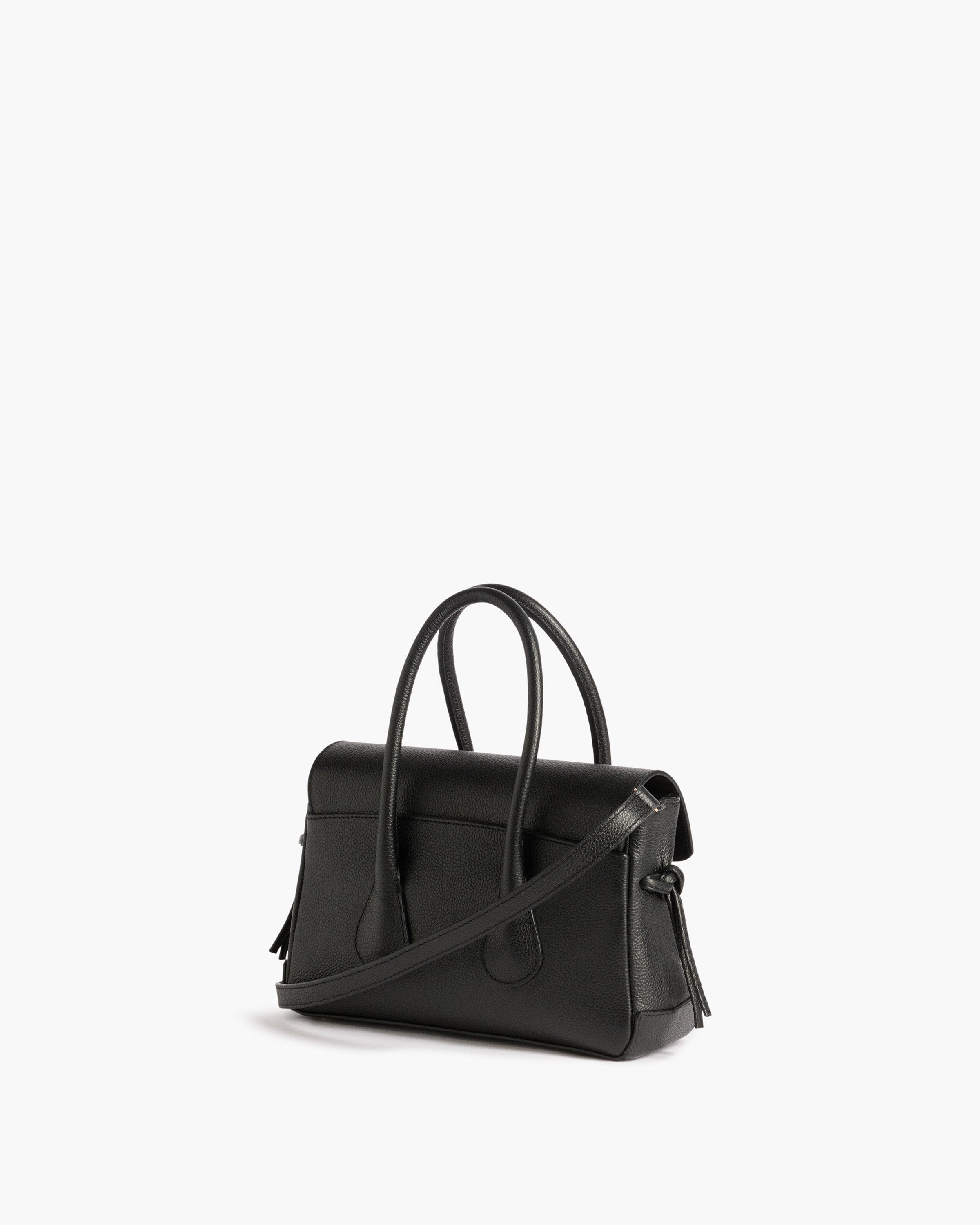 Lydia Mini Bag Grained Leather Black