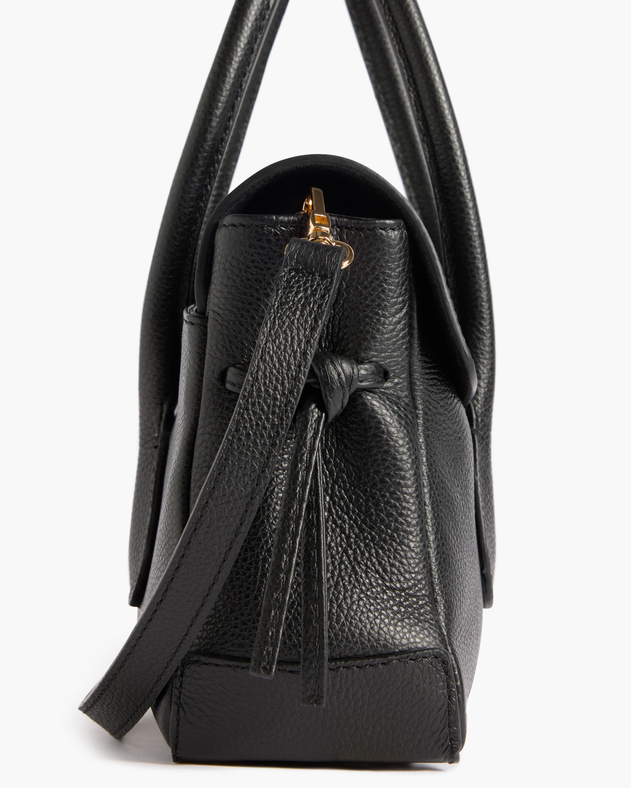 Lydia Mini Bag Grained Leather Black