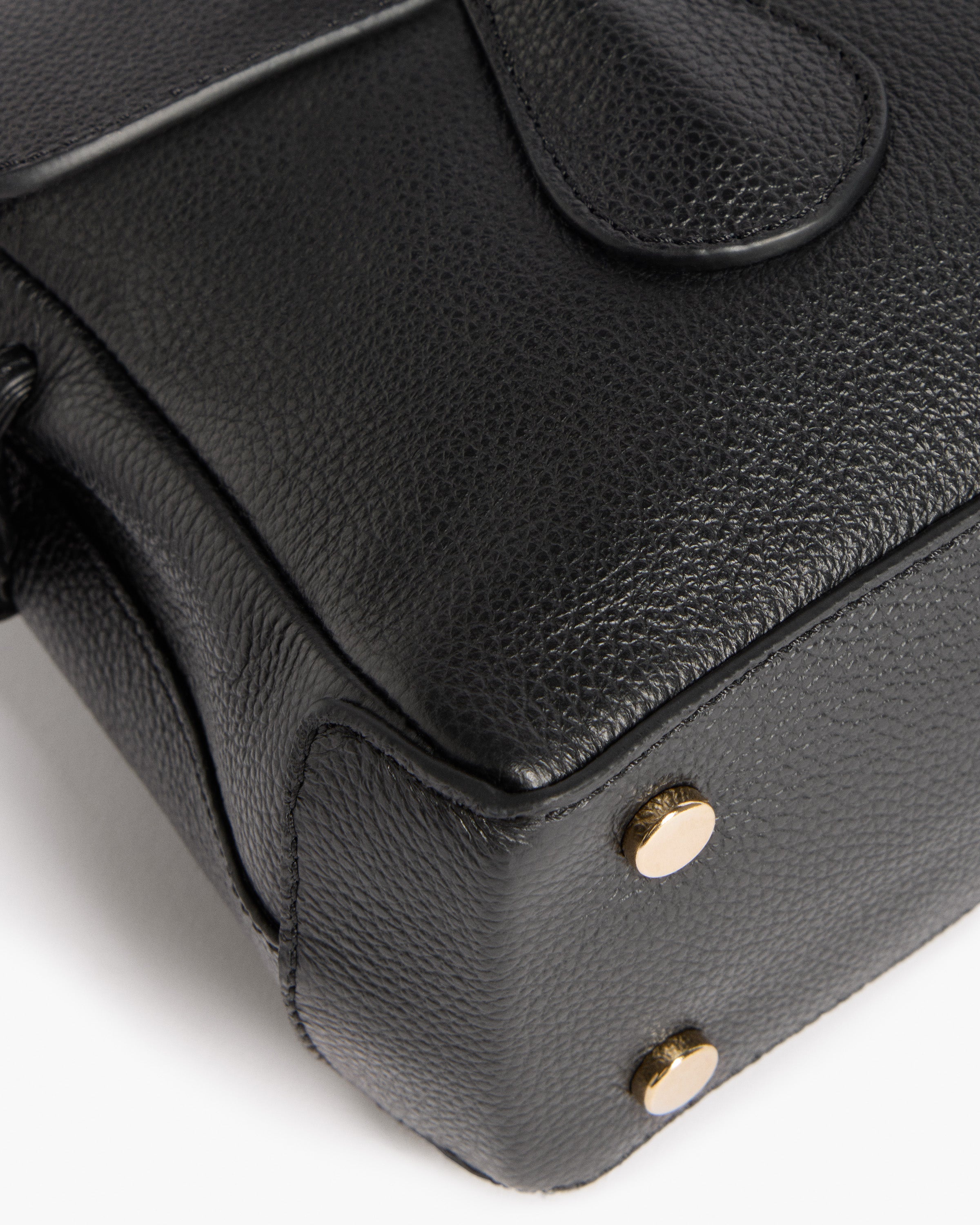 Lydia Mini Bag Grained Leather Black