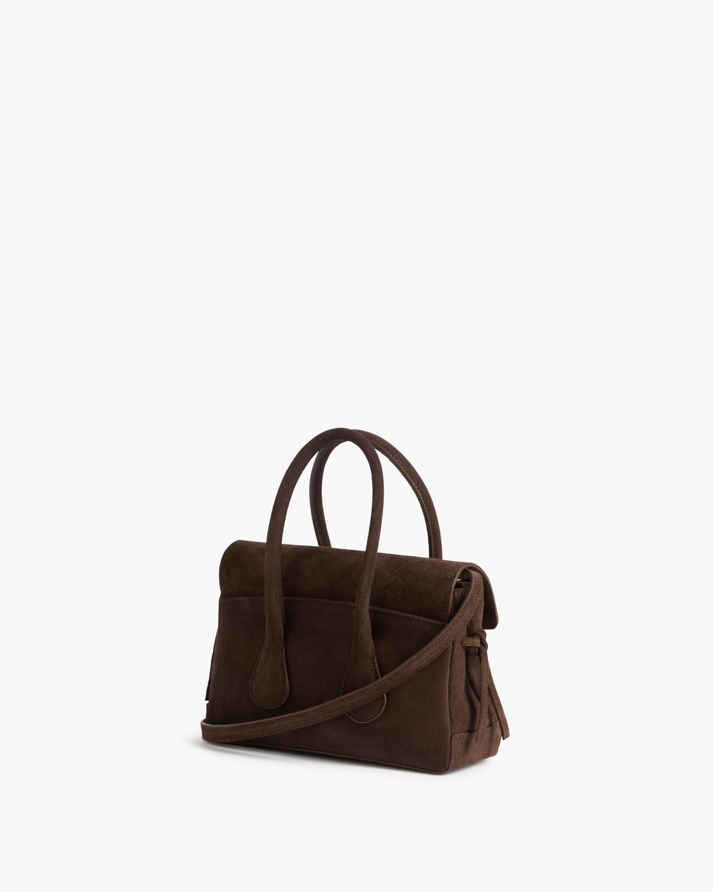 Lydia Mini Bag Suede Chocolate