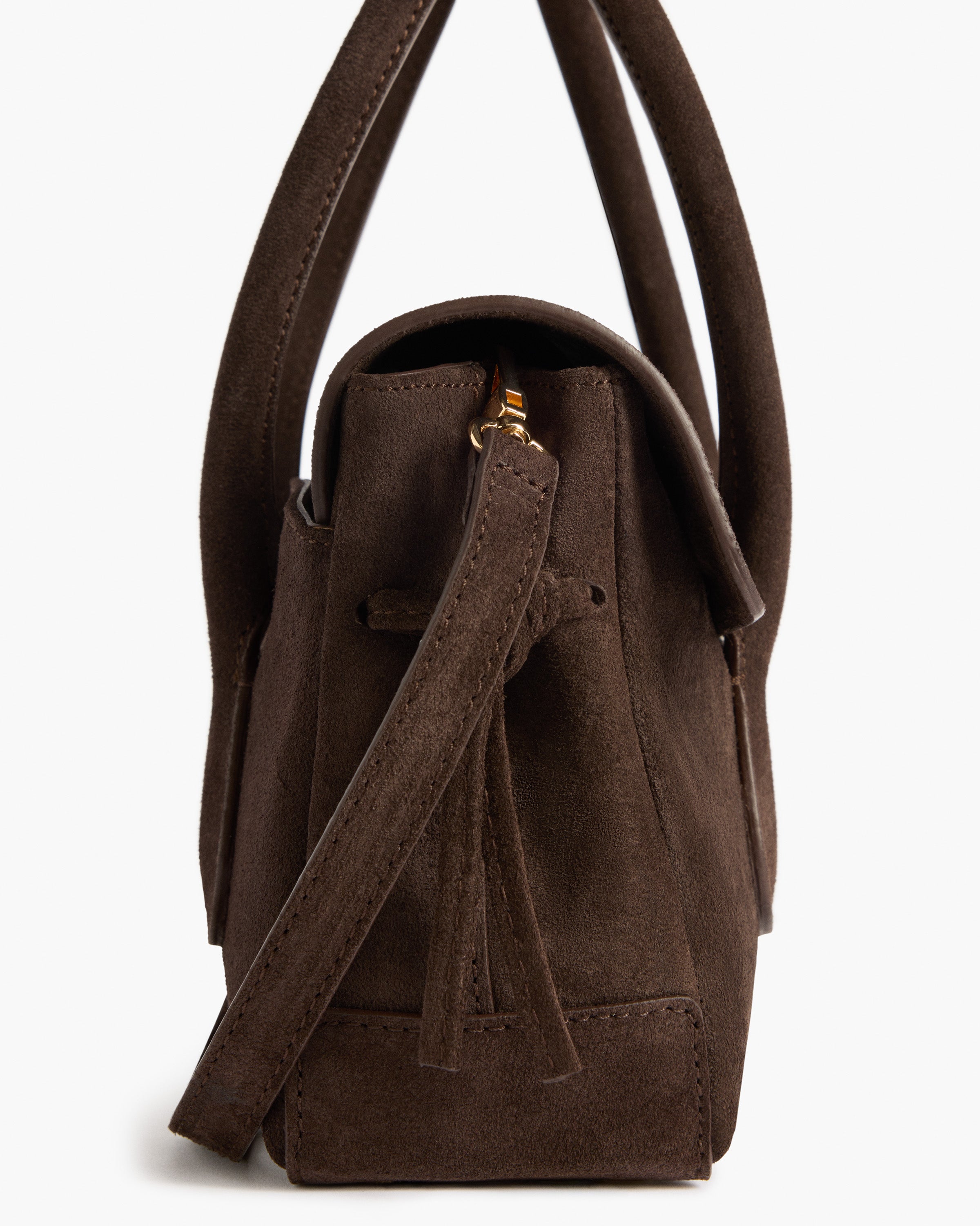 Lydia Mini Bag Suede Chocolate