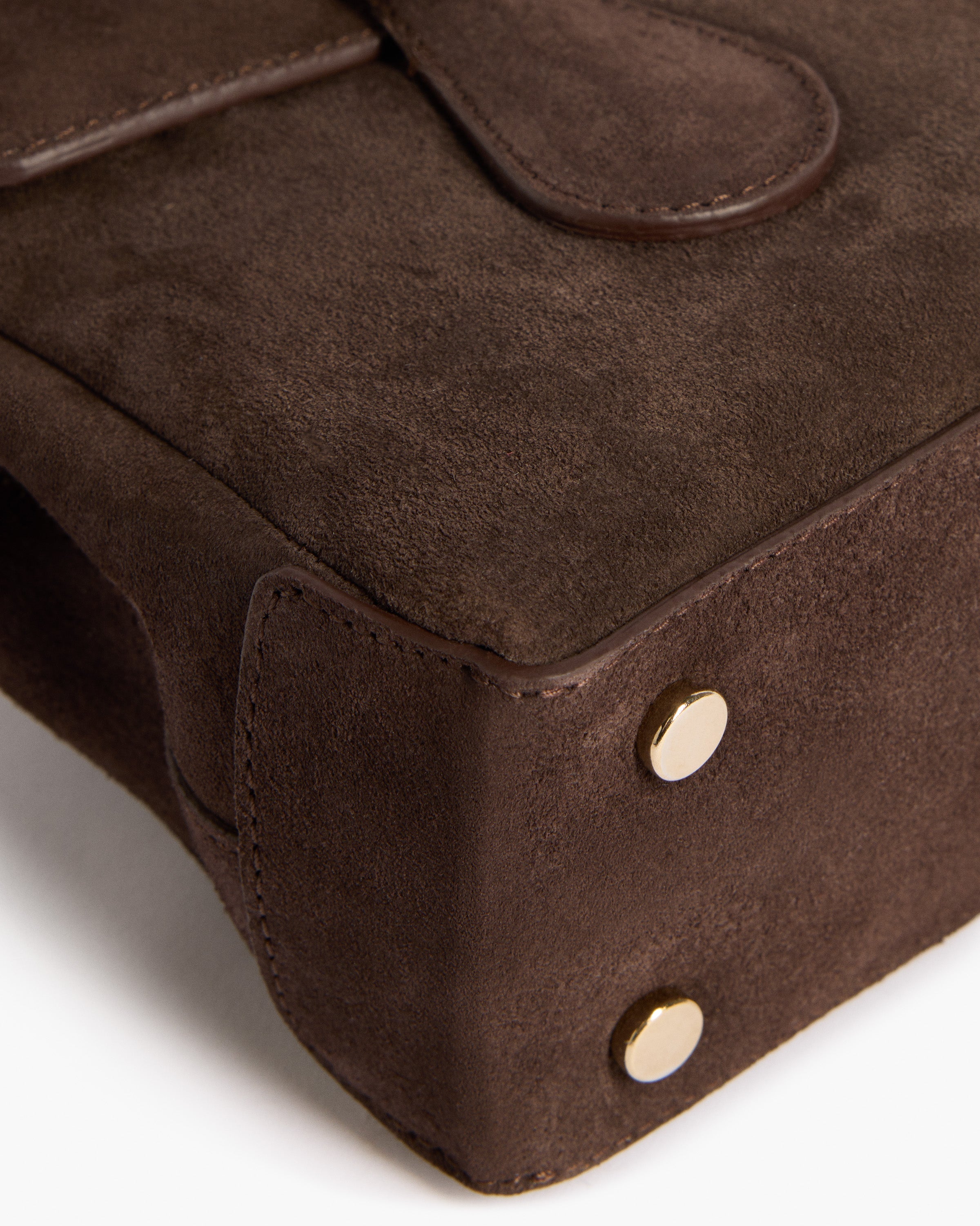 Lydia Mini Bag Suede Chocolate