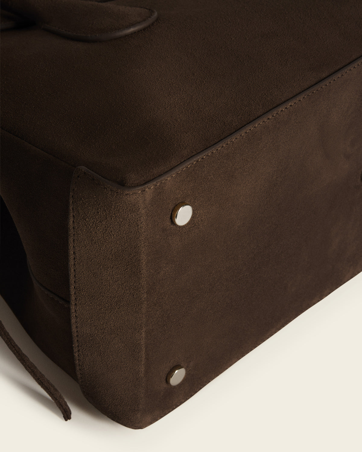 Lydia Tote Bag Suede Chocolate