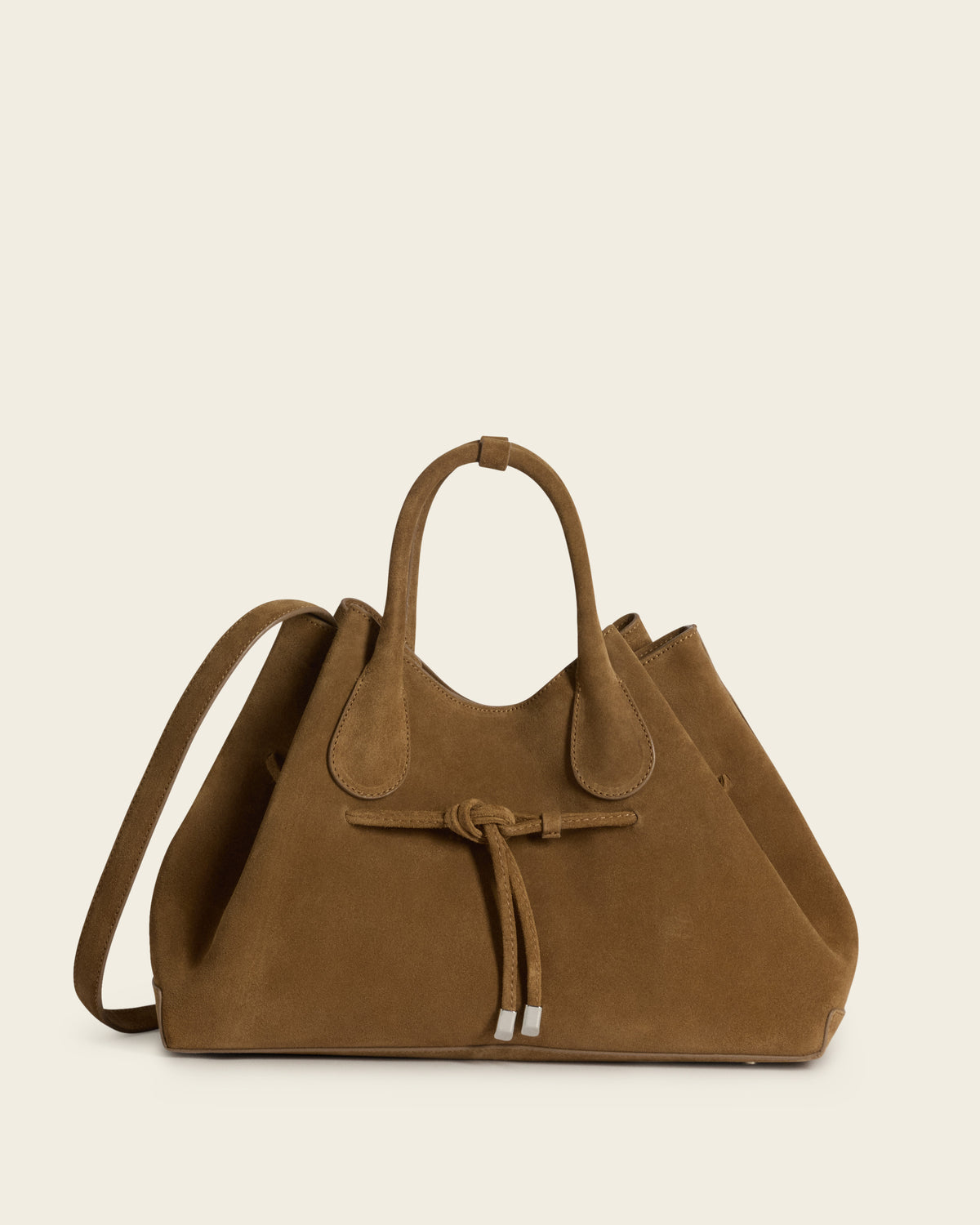 Maris Tote Bag Suede Wet Sand