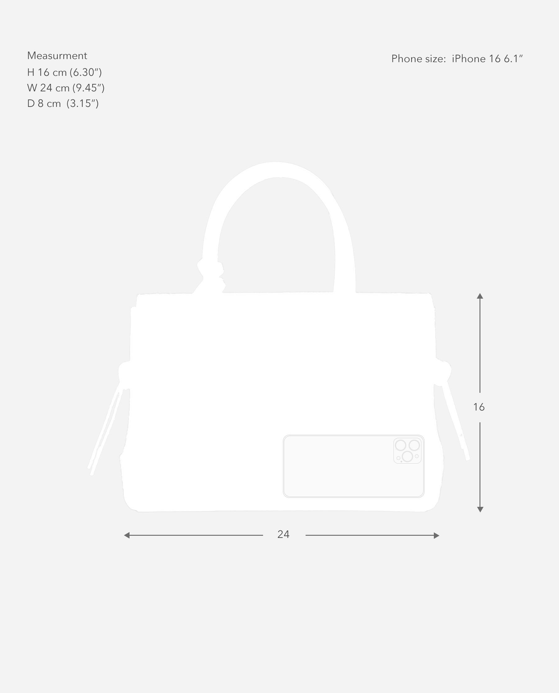 Lydia Mini Bag Grained Leather Black